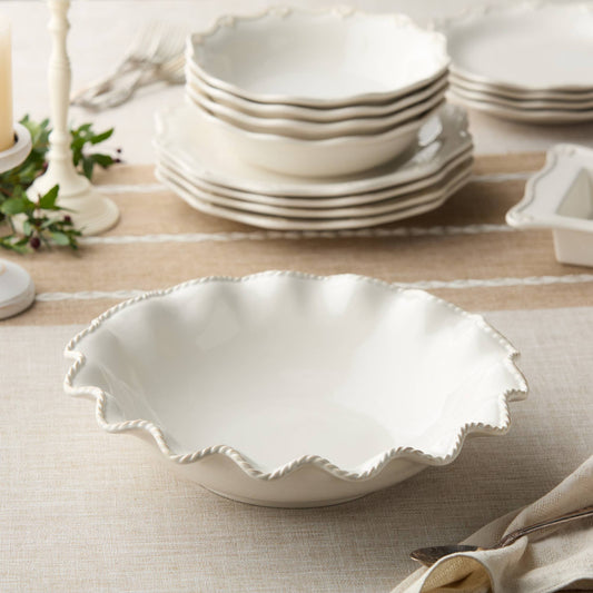 Heritage Stoneware Serving Bowl 13" – Classic & Refined