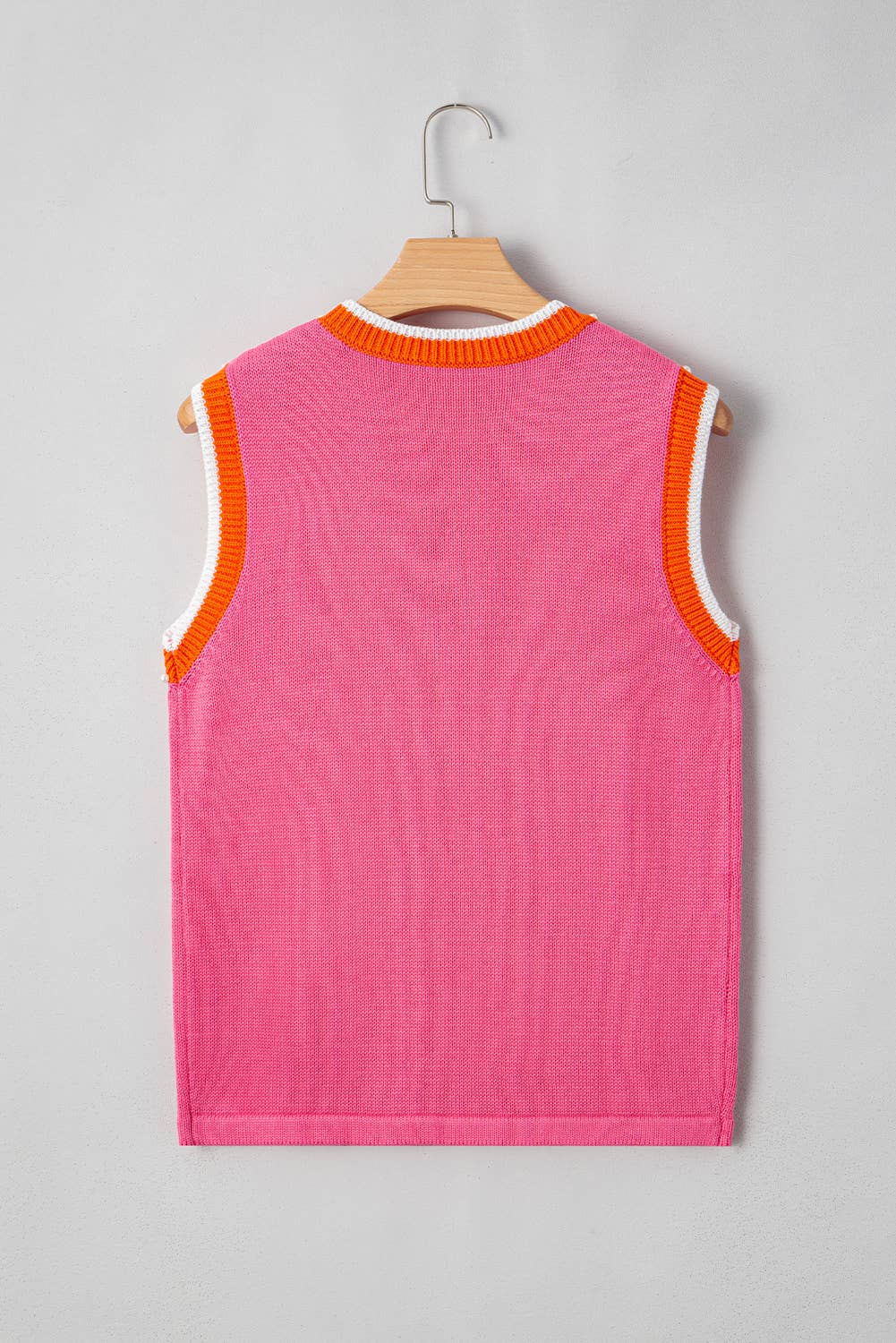 Solid Beaded Shift Sweater Vest