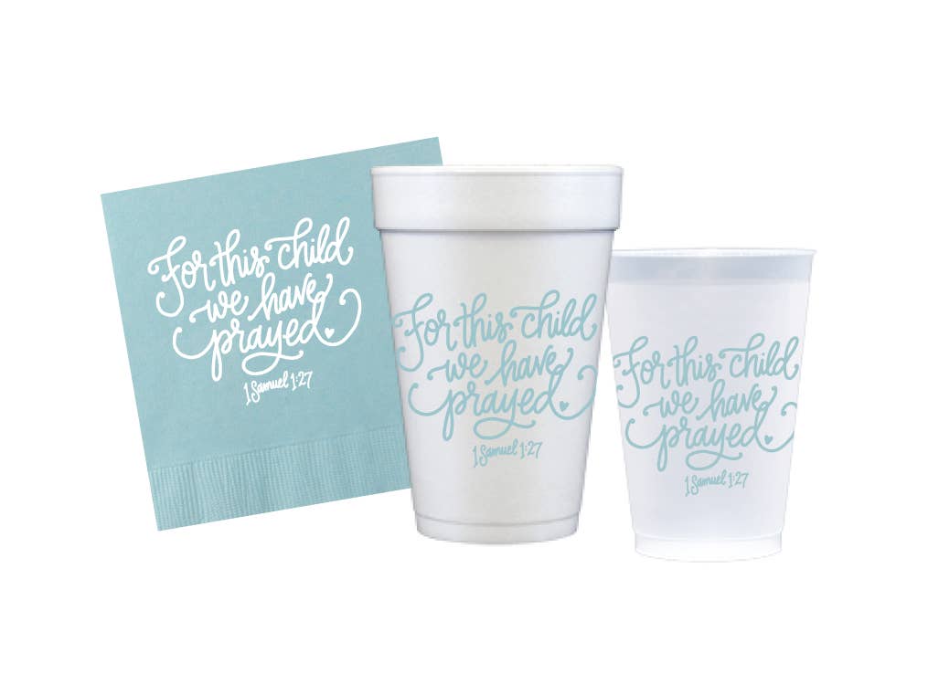 For this Child ... | Baby Cups & Napkins (ALL)