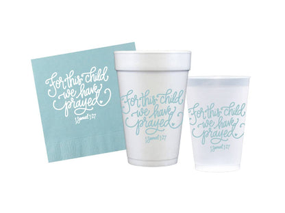 For this Child ... | Baby Cups & Napkins (ALL)
