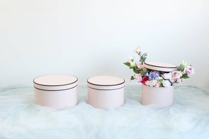 French Inspired Round Flower Box
