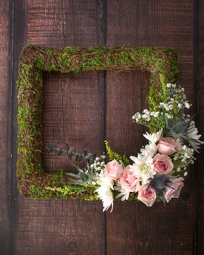 18” Square - Woodland Wicker Wreath