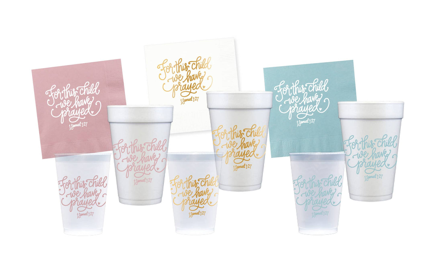 For this Child ... | Baby Cups & Napkins (ALL)