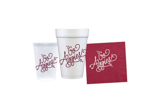 Go Aggies! | Game Day Cups & Napkins (All)