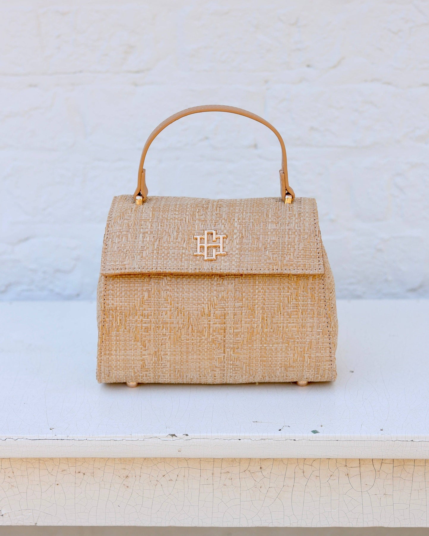 Vivienne Handbag Straw Lattice