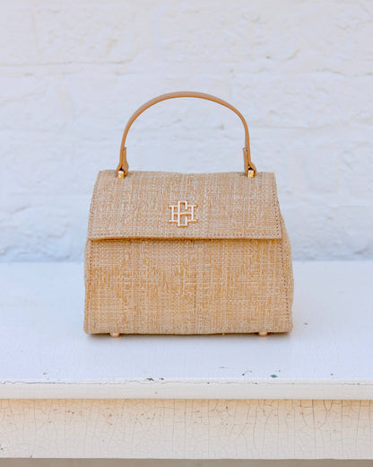 Vivienne Handbag Straw Lattice