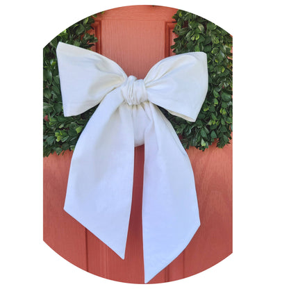 White Linen Blend Sash