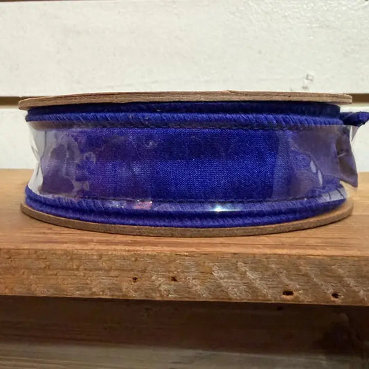 Royal Blue Dupioni Ribbon