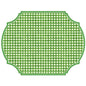 Green Gingham Posh Die-Cut Placemat