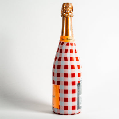 Beau Bottles Red and White Gingham – Champagne Collection