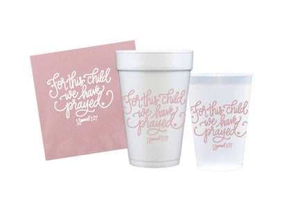 For this Child ... | Baby Cups & Napkins (ALL)