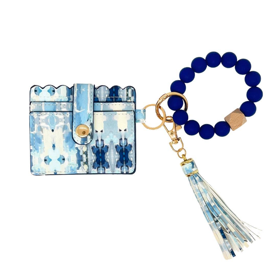 Ocean Breeze Keychain Wristlet Wallet - Laura Park