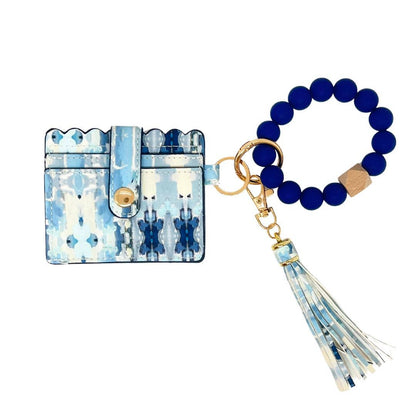 Ocean Breeze Keychain Wristlet Wallet - Laura Park