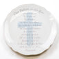 Lords Prayer Round Platter   White/Ice/Gray   11.5"