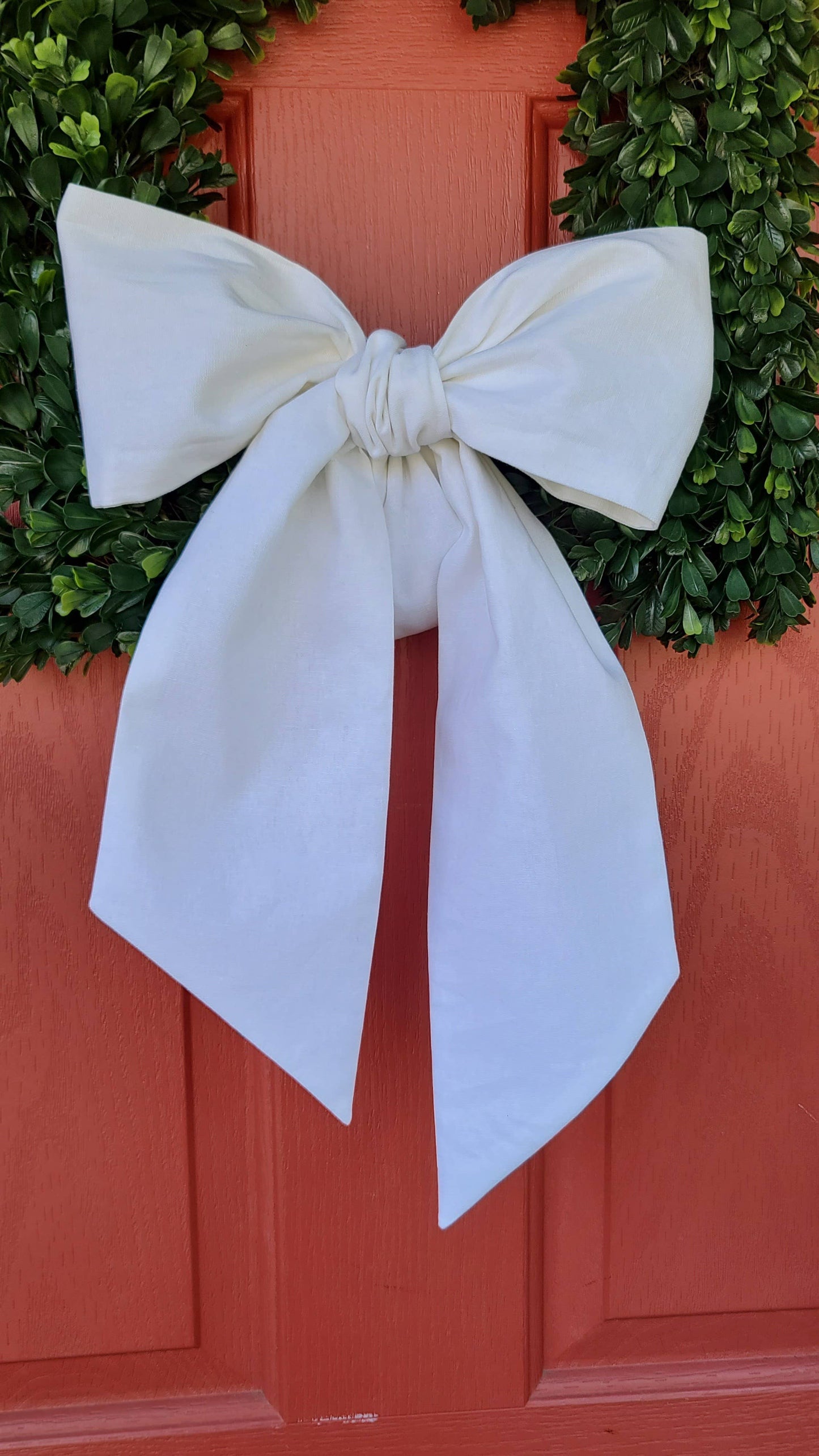 White Linen Blend Sash
