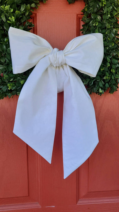 White Linen Blend Sash