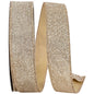 Glitter Metallic Display Value Wired Edge, Gold/silver, 4in