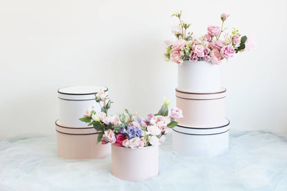 French Inspired Round Flower Box