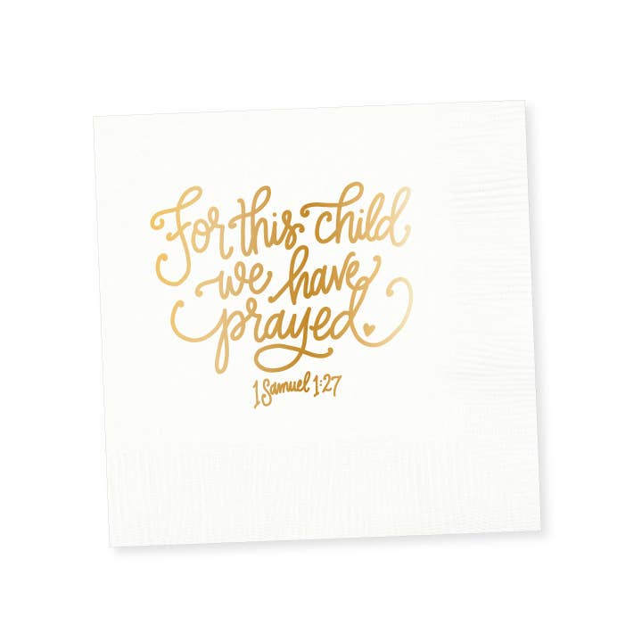 For this Child ... | Baby Cups & Napkins (ALL)